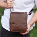 Барсетка з клапаном через плече 24х20х6, чоловіча сумка з гладкою шкірою Tiding Bag TD-81020 коричнева Барсетка з клапаном через плече 24х20х6, чоловіча сумка з гладкою шкірою Tiding Bag TD-81020 коричнева