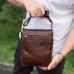 Барсетка з клапаном через плече 24х20х6, чоловіча сумка з гладкою шкірою Tiding Bag TD-81020 коричнева Барсетка з клапаном через плече 24х20х6, чоловіча сумка з гладкою шкірою Tiding Bag TD-81020 коричнева
