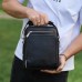 Чоловіча сумка-барсетка через плече з ручкою 21х26х6 сумка месенджер шкіряна Tiding Bag M616932 чорна Чоловіча сумка-барсетка через плече з ручкою 21х26х6 сумка месенджер шкіряна Tiding Bag M616932 чорна