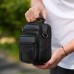 Чоловіча сумка-барсетка шкіряна 17x21x9, сумочка планшет для гаджетів Tiding Bag 32051 чорна Чоловіча сумка-барсетка шкіряна 17x21x9, сумочка планшет для гаджетів Tiding Bag 32051 чорна