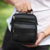 Чоловіча сумка-барсетка шкіряна 17x21x9, сумочка планшет для гаджетів Tiding Bag 32051 чорна Чоловіча сумка-барсетка шкіряна 17x21x9, сумочка планшет для гаджетів Tiding Bag 32051 чорна