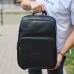 Класичний чоловічий рюкзак зі шкіри 42х30х16, практичний аксесуар для ноутбука та документів, чорний Класичний чоловічий рюкзак зі шкіри 42х30х16, практичний аксесуар для ноутбука та документів, чорний