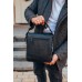 Чоловіча шкіряна сумка-месенджер, барсетка на одне плече 22x26x6 Tiding Bag 75-5271 чорна Чоловіча шкіряна сумка-месенджер, барсетка на одне плече 22x26x6 Tiding Bag 75-5271 чорна