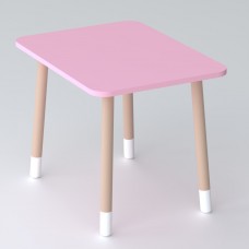 Дитячий прямокутний столик 46х60х45, стіл для дитячої кімнати, рожевий Дитячий прямокутний столик 46х60х45, стіл для дитячої кімнати, рожевий