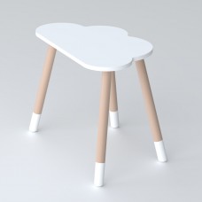 Дитячий столик хмаринка 46х70х40, стіл від 1 року для дитини, білий Дитячий столик хмаринка 46х70х40, стіл від 1 року для дитини, білий