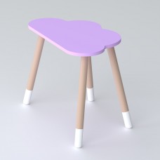 Дитячий столик хмарка 46х70х40, трюмо для дівчаток до 7 років, фіолетовий Дитячий столик хмарка 46х70х40, трюмо для дівчаток до 7 років, фіолетовий