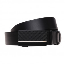 Автоматичний чоловічий пасок з пряжкою115-125×3.5 / ремінь на штани Borsa Leather, чорний Автоматичний чоловічий пасок з пряжкою115-125×3.5 / ремінь на штани Borsa Leather, чорний