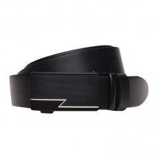 Автоматичний пасок з натуральної шкіри 115-125×3.5 / ремінь на штани для чоловіка, чорний Автоматичний пасок з натуральної шкіри 115-125×3.5 / ремінь на штани для чоловіка, чорний