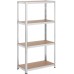 Стелаж металевий 150x70x30 4 полиці (сірий)