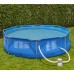Круглий каркасний басейн Avenli (366 x 76 см) для дорослих і дітей, комплектація 19в1, Синій
