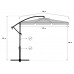 Садова розкладна парасоля Funfit Garden (діаметр - 3 метри) з боковою стійкою, Сіра