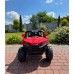 Дитячий електромобіль ДЖИП БАГГІ двомісний (4 двигуни, пульт, світло, музика), Червоний