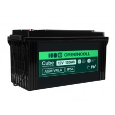 Акумулятор Green Cell AGM VRLA 12 V 120 Ah IP54 для фотоелектричних систем, яхт, човнів, сонячних панелей
