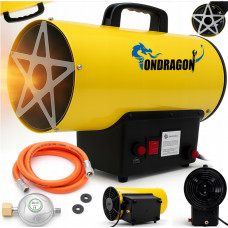 Газовий обігрівач / Газова теплова гармата (дуйка) 15 кВт Ondragon (Пропан/Бутан) + шланг і редуктор (Польща) Газовий обігрівач / Газова теплова гармата (дуйка) 15 кВт Ondragon (Пропан/Бутан) + шланг і редуктор (Польща)