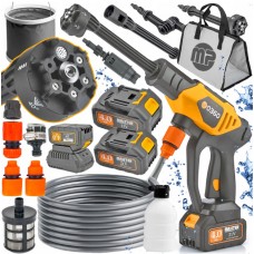 Акумуляторна мийка високого тиску MAJSTER PRO MP-0360 1000 Вт 60 бар, 2 АКБ 4Ah, піногенератор (Польща)