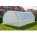Садова теплиця 24 м² (8 х 3 х 2 м) з армованою плівкою UV-4, з вікнами, Прозора (Польща)