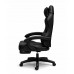 Геймерське крісло Primaveo з ергономічними подушками та висувною підставкою для ніг, Чорний