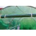 Садова теплиця 7 м² (3,5 × 2 × 2 м) з вікнами, армована плівка UV-4, Зелена (Польща)