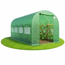 Садова теплиця 10 м² (4 x 2,5 х 2 м) Зелена (Польща)