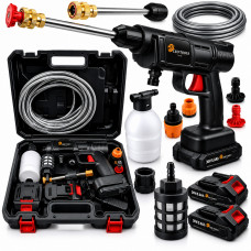 Акумуляторна мийка високого тиску LEO TOOLS 36V + 2 акумулятори (Польща)