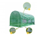 Садова теплиця 9 м² (4,5 × 2 × 2 м) з вікнами, армована плівка UV-4, Зелена (Польща)