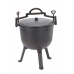 Туристичний чавунний казан 11 л Garden Line на 3 ніжках з кришкою та ручкою для перенесення (Польща) Туристичний чавунний казан 11 л Garden Line на 3 ніжках з кришкою та ручкою для перенесення (Польща)