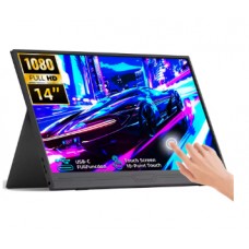 Портативний монітор ZSUS 14AT black 14" 1920x1080 60 Гц Сенсорний екран