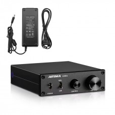 Підсилювач звуку AIYIMA A3001 black + блок живлення 36V. Bluetooth 5.0, AUX, 50Wx2+100W (TPA3255)