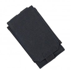 Чохол поясний на липучці 33x10см black, кордура, кріплення MOLLE