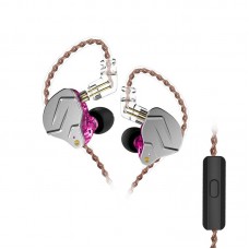 Навушники KZ ZSN Pro з мікрофоном purple