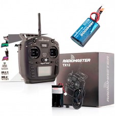 Пульт RadioMaster TX12 MKII ELRS M2 з акумулятором 21700 RadioMaster (1 x 5000мАг)