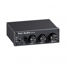 Конвертер звуку SPDIF/Coaxial на RCA/3.5 Fosi Audio DAC-Q4 black Конвертер звуку SPDIF/Coaxial на RCA/3.5 Fosi Audio DAC-Q4 black