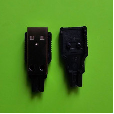 USB роз'єм під пайку black USB роз'єм під пайку black