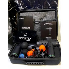 Новинка! Ударний перкусійний масажер Boostex PRO MAX з 30 режимами, 20 насадками, запасною батареєю 2500mAh і кейсом (Чорний) Новинка! Ударний перкусійний масажер Boostex PRO MAX з 30 режимами, 20 насадками, запасною батареєю 2500mAh і кейсом (Чорний)