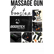 Перкусійний ударний масажер Boostex (massage gun) – 30 режимів, 21 насадка, батарея 2500 мАг, зручний кейс Перкусійний ударний масажер Boostex (massage gun) – 30 режимів, 21 насадка, батарея 2500 мАг, зручний кейс
