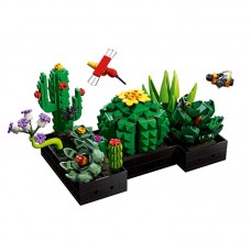 3D конструктор набор строительных блоков JIE-STAR 9011 Botanical Garden Succulent 590 деталей пластиковый