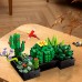 3D конструктор набор строительных блоков JIE-STAR 9011 Botanical Garden Succulent 590 деталей пластиковый