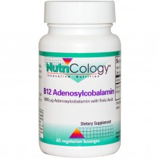 Витамин В12 (аденозилкобаламин), Vitamin B12 Adenosylcobalamin, Nutricology, 60 вегетарианских леденцов