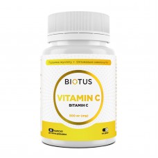Витамин С, Vitamin C, Biotus, 500 мг, 60 капсул