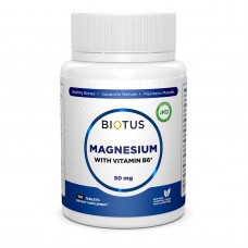 Магний и витамин В6, Magnesium with Vitamin B6, Biotus, 100 таблеток