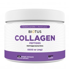 Коллагеновые пептиды, тип 1 и 3, CollagenPeptides, Biotus, 6600 мг, 198 г