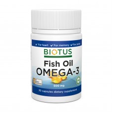 Омега-3 исландский рыбий жир, Omega-3 Fish Oil, Biotus, 30 капсул