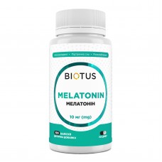 Мелатонин, Melatonin, Biotus, 10 мг, 100 капсул