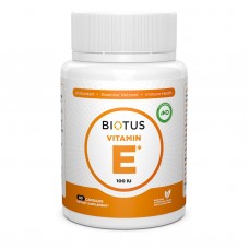 Витамин Е, Vitamin Е, Biotus, 100 МЕ, 60 капсул