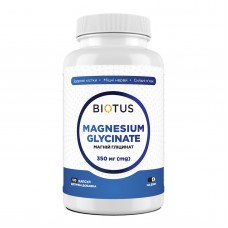 Магний глицинат, Magnesium Glycinate, Biotus, 350 мг, 120 капсул