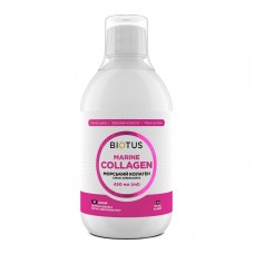 Морской коллаген, Marine Collagen, Biotus, вкус апельсина, 450 мл