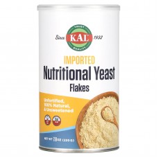 Пищевые дрожжи, Nutritional Yeast, KAL, мелкие хлопья, несладкие, 220 г