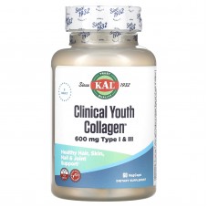 Коллаген омолаживающий, Youth Collagen, KAL, 60 вегетарианских капсул