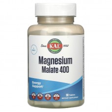 Магний малат, Magnesium Malate, KAL, 400 мг, 90 таблеток