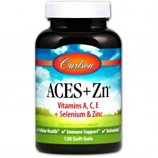 Витамины А, С, Е плюс цинк, Aces + Zn, Carlson, 120 капсул